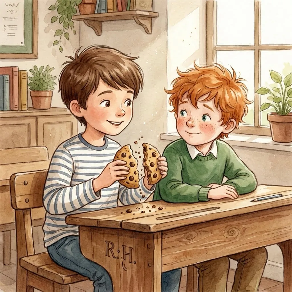 Illustratie bij Het Koekje