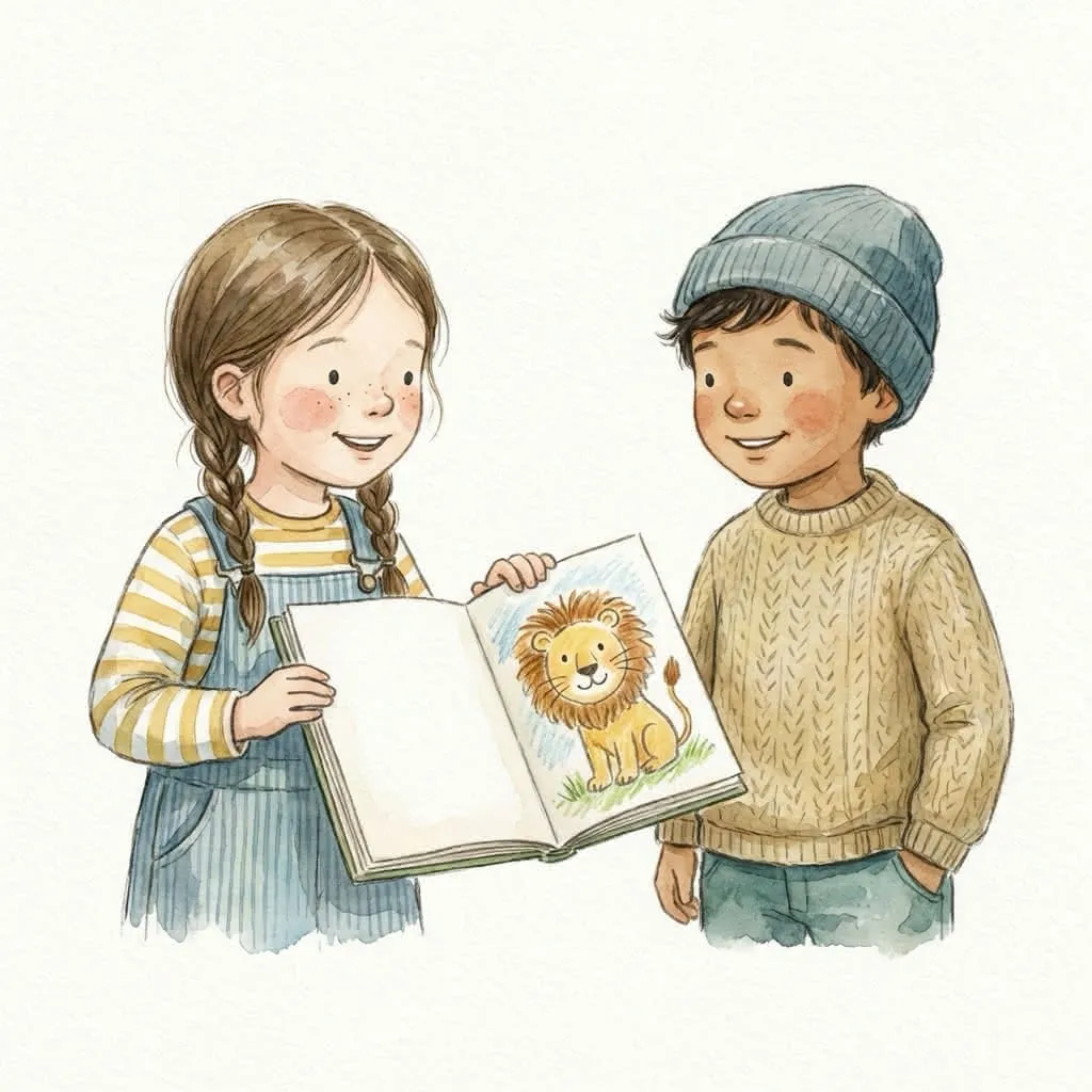 Illustratie bij Het Woordenboekje