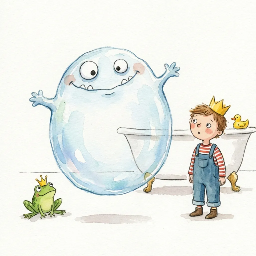 Illustratie bij Het Zeepbel-monster