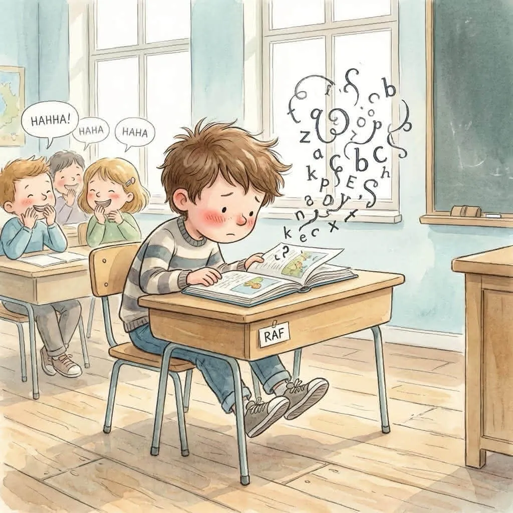 Illustratie bij in de klas